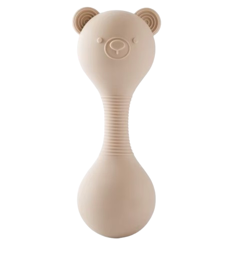 Maracas Bear Bite Toy - Silicone