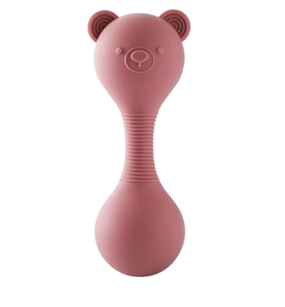 Maracas Bear Bite Toy - Silicone