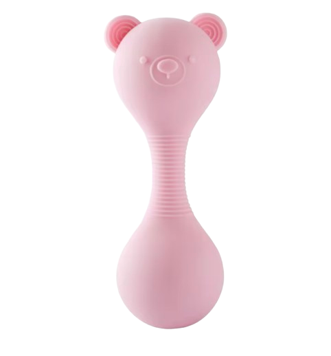 Maracas Bear Bite Toy - Silicone