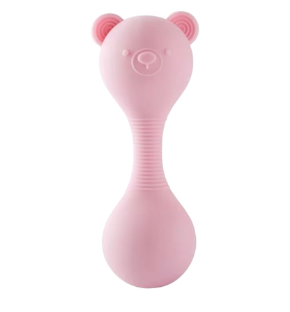 Maracas Bear Bite Toy - Silicone