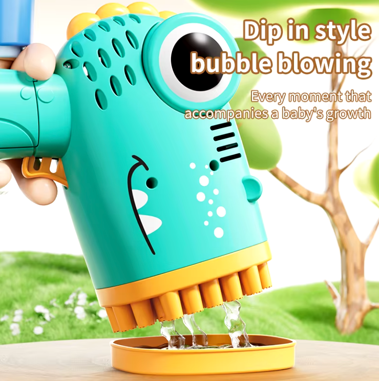 Soap Bubble Gun Automatic - Dinosaur