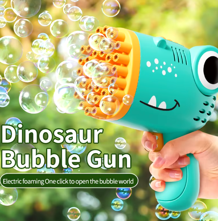 Soap Bubble Gun Automatic - Dinosaur