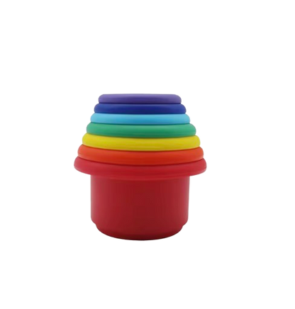 Silicone Stacking Cups – Educational Building Toy for Toddlers