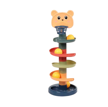 Ball Track and Stacking Tower – Fun &amp; Educational Toy for Children