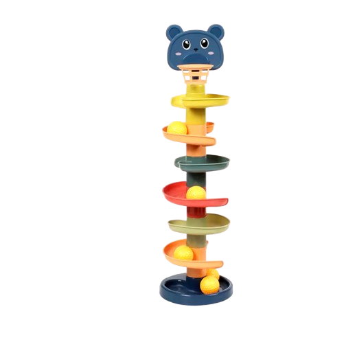 Ball Track and Stacking Tower – Fun &amp; Educational Toy for Children