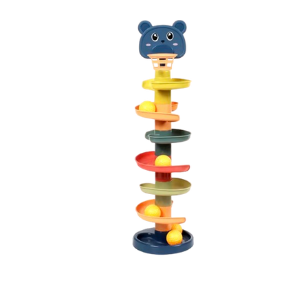 Ball Track and Stacking Tower – Fun &amp; Educational Toy for Children