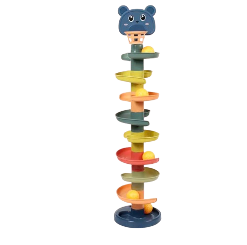 Ball Track and Stacking Tower – Fun &amp; Educational Toy for Children