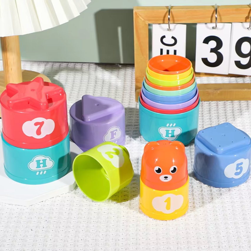 Colorful Stacking Cups 6pcs