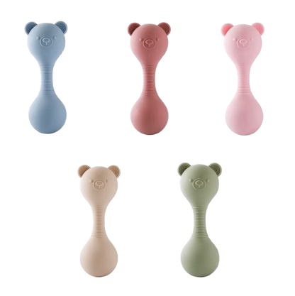 Maracas Bear Bite Toy - Silicone